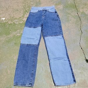 Jeans size small, multi colored